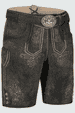 Lederhose Arijus mit Gürtel