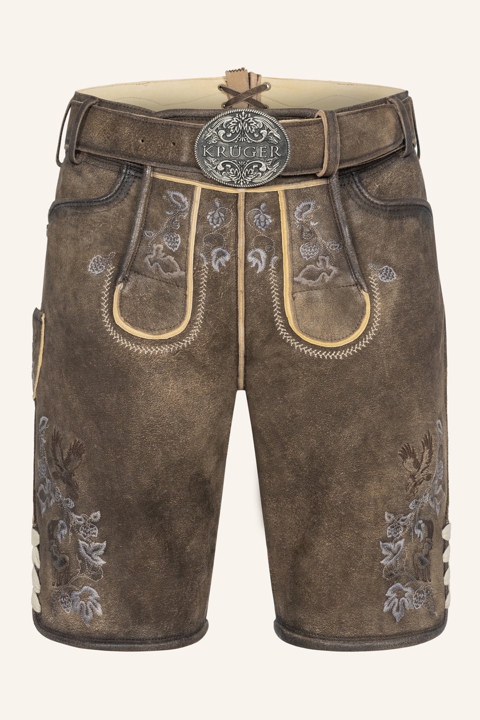 Lederhose Ulli mit Gürtel