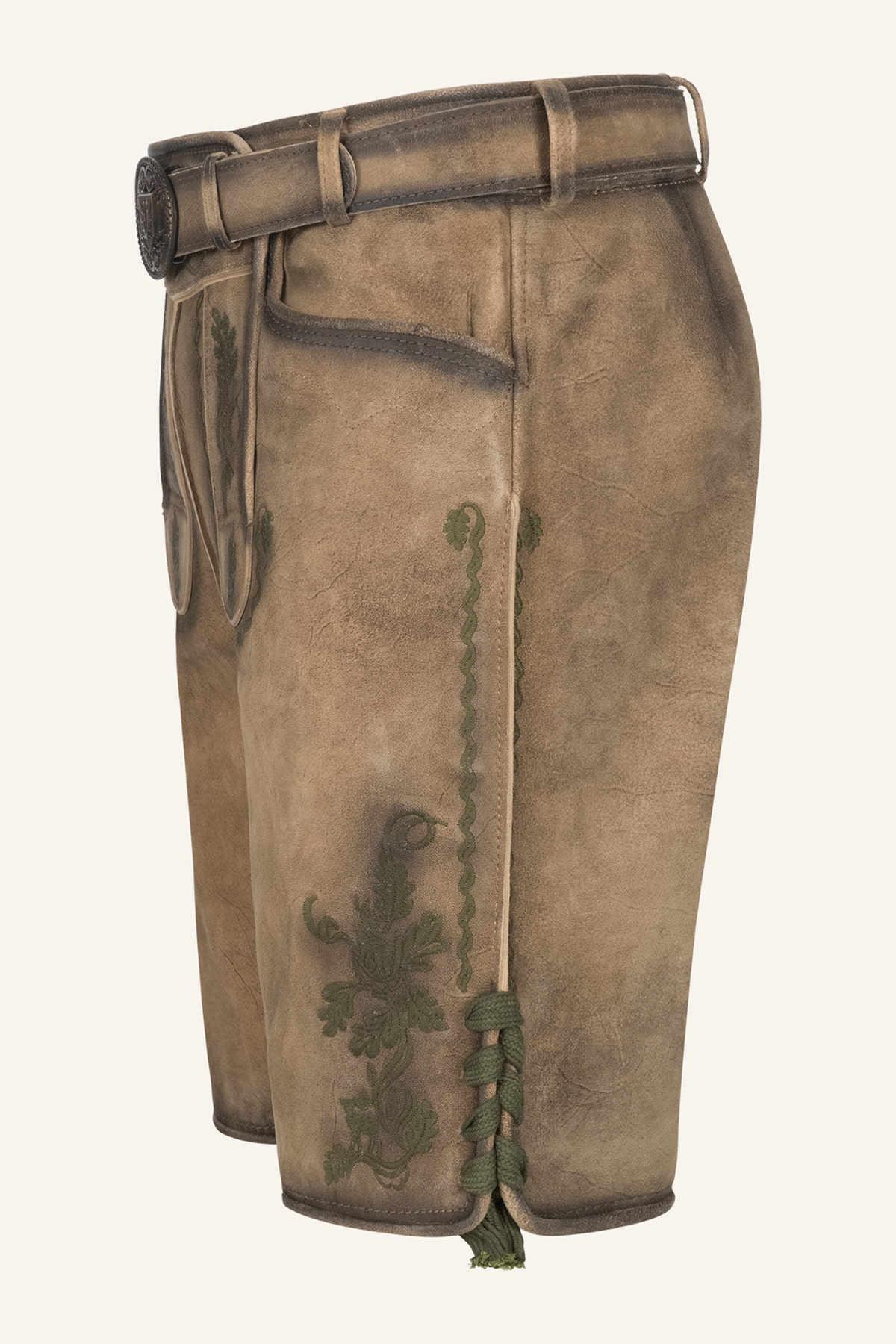 Lederhose Ulli mit Gürtel