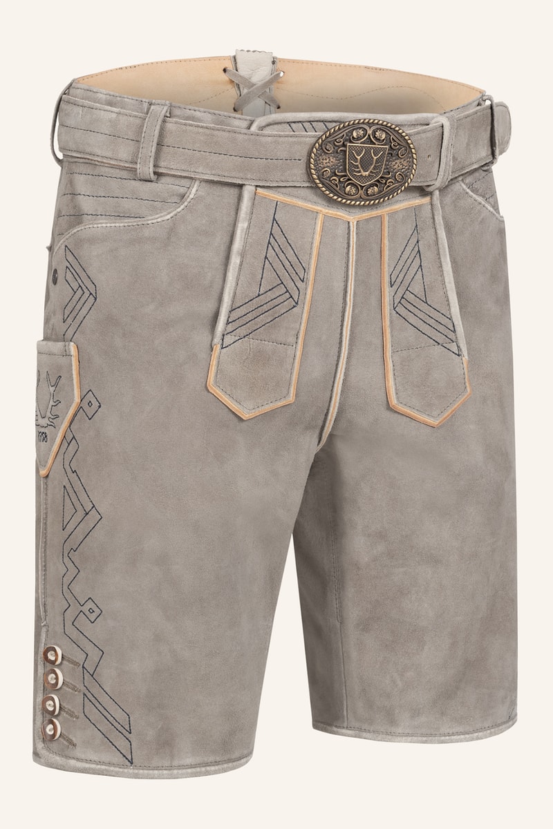 Lederhose Xilas mit Gürtel