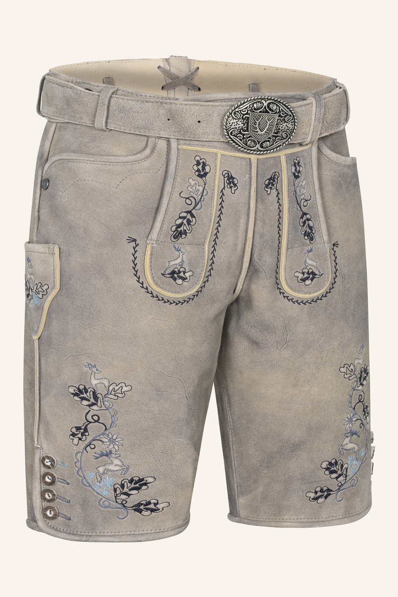 Lederhose Keanu mit Gürtel