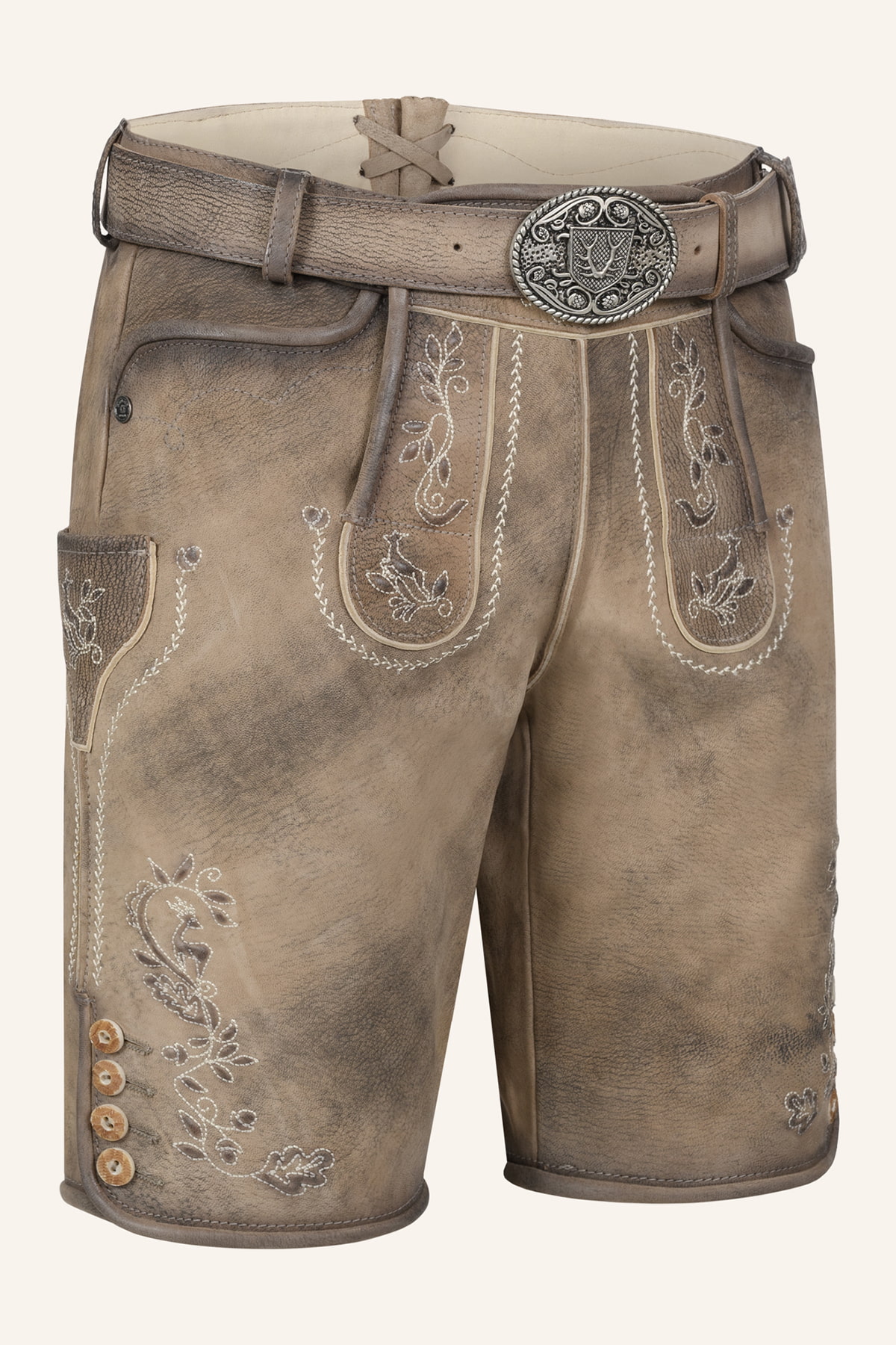 Lederhose Wincent mit Gürtel