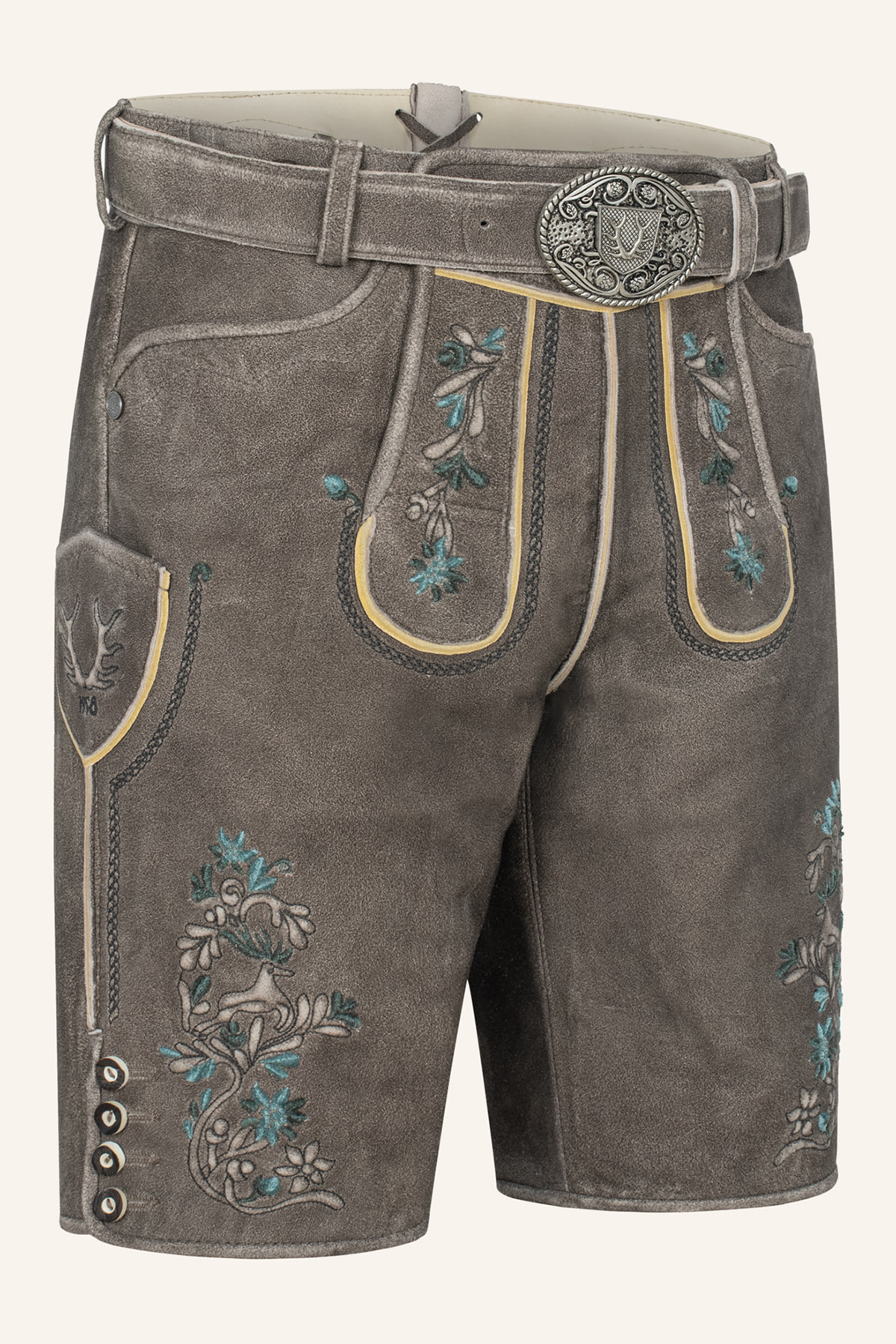 Lederhose Jorrit mit Gürtel