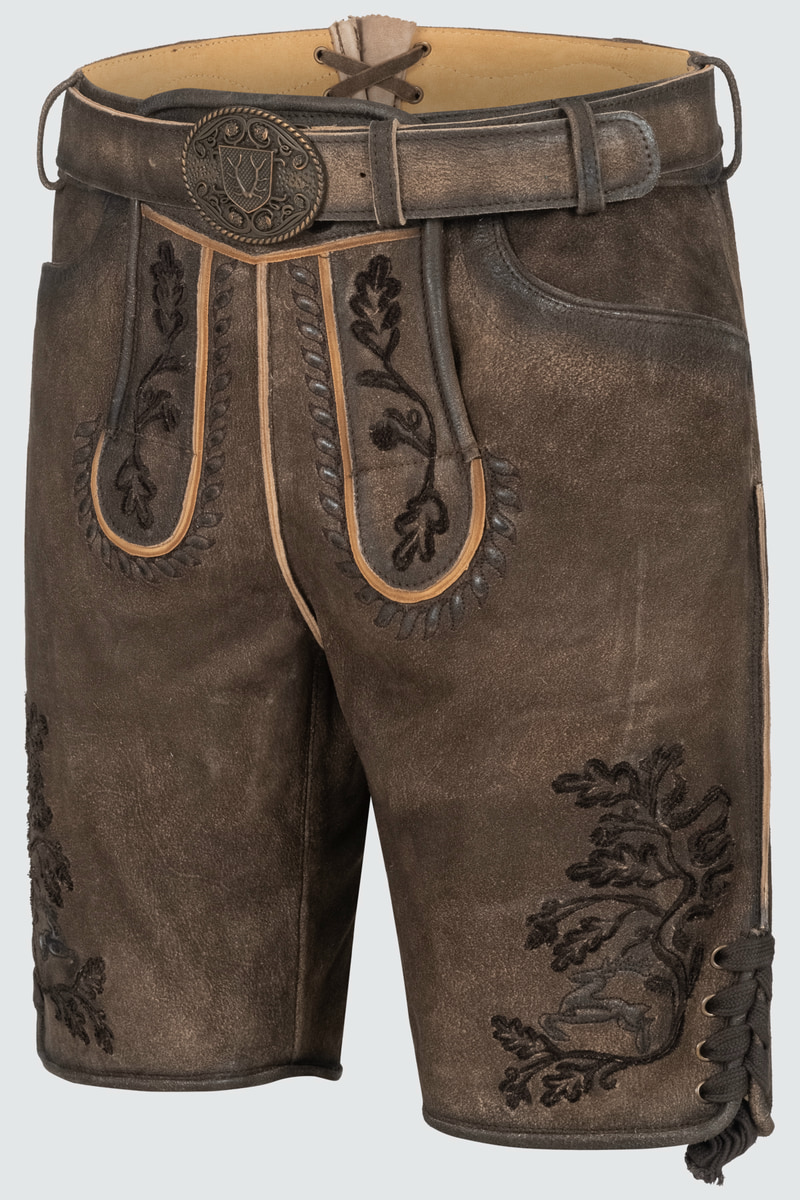 Lederhose Theis mit Gürtel