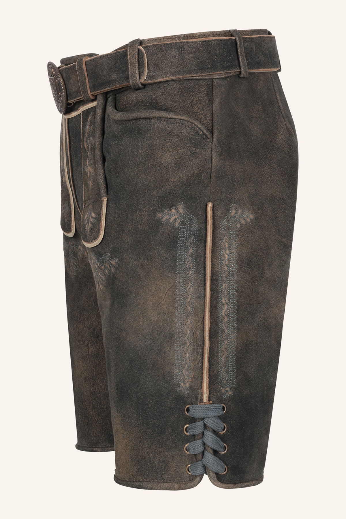 Lederhose Curtis mit Gürtel