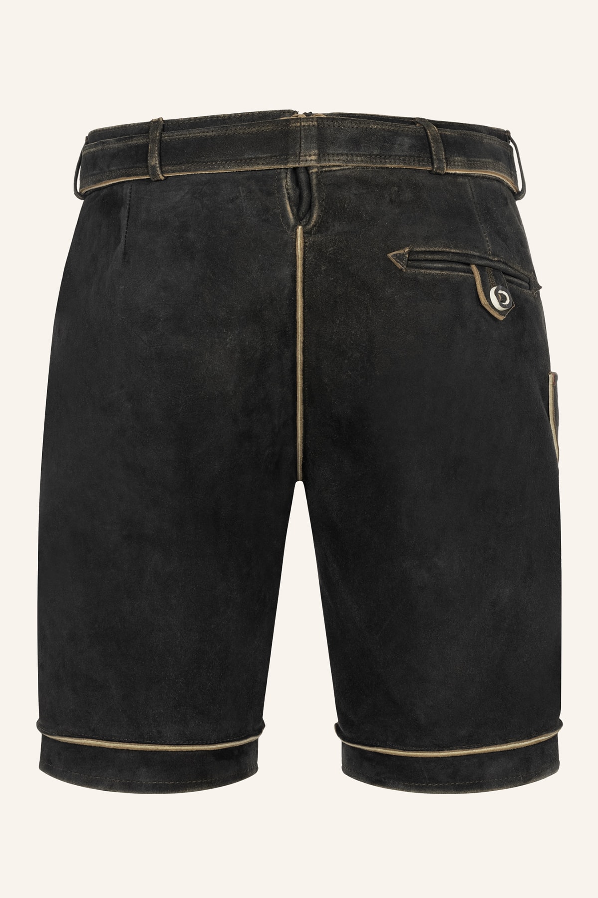 Lederhose Kuno mit Gürtel