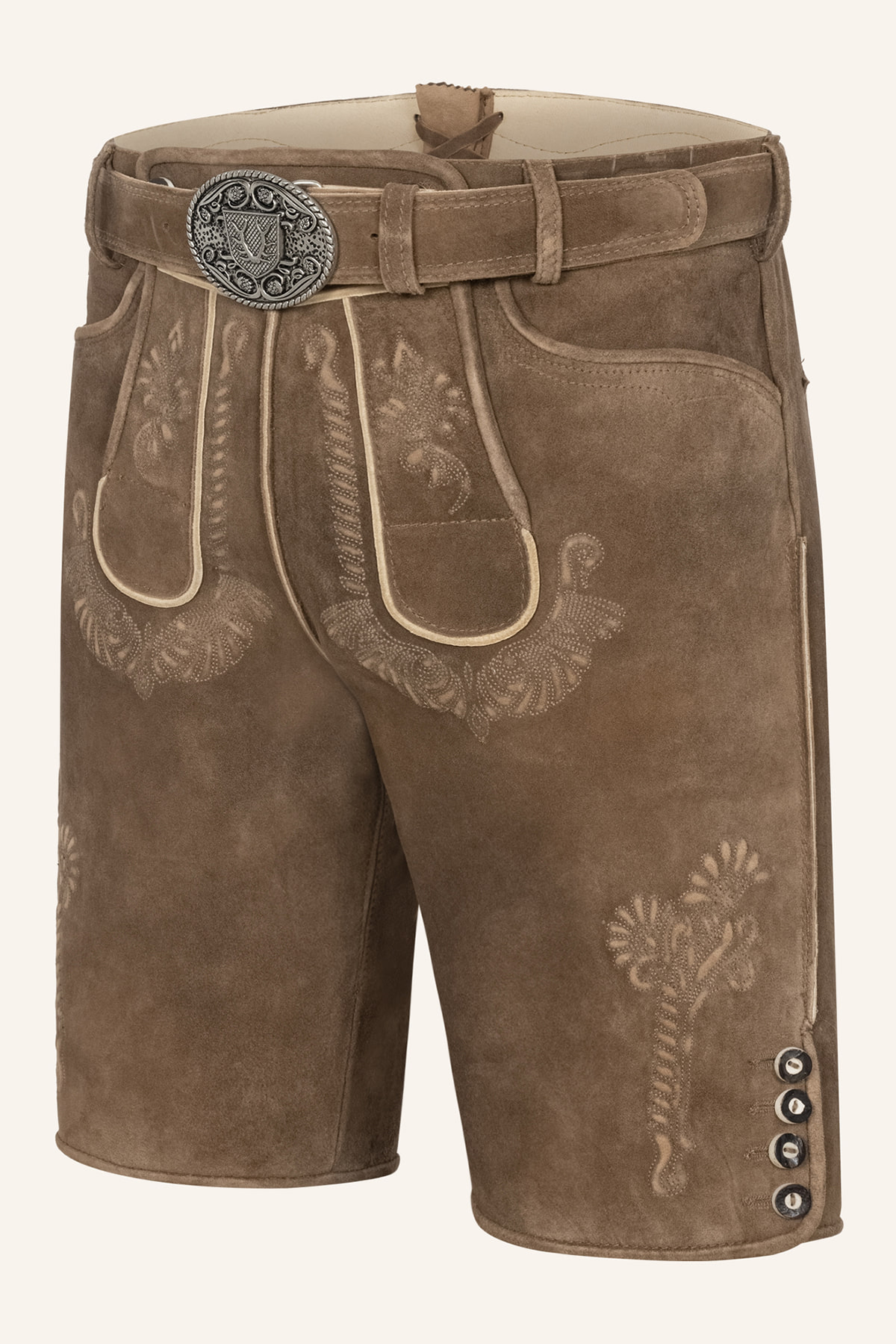 Lederhose Aric mit Gürtel