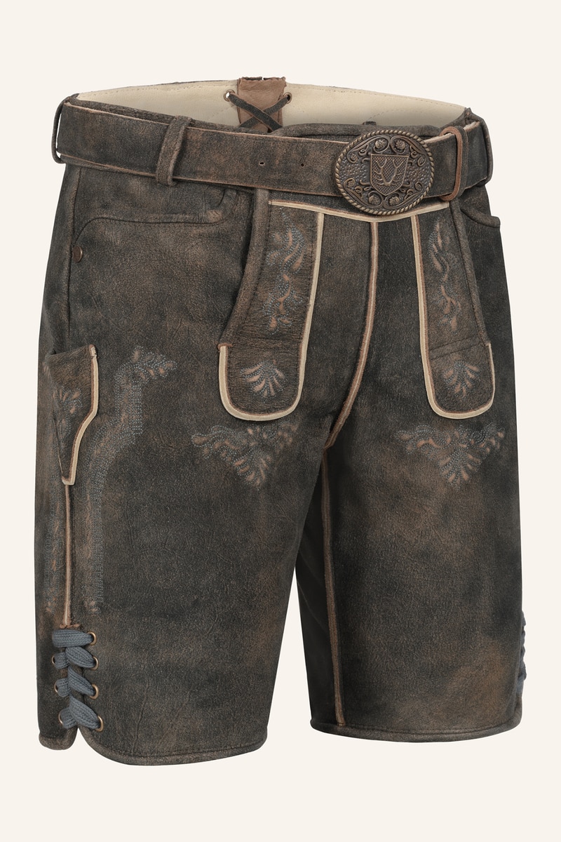 Lederhose Curtis mit Gürtel