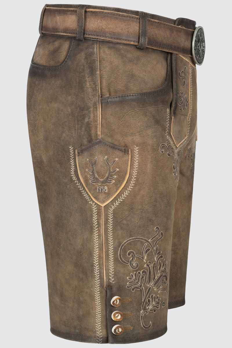 Lederhose Bentje mit Gürtel