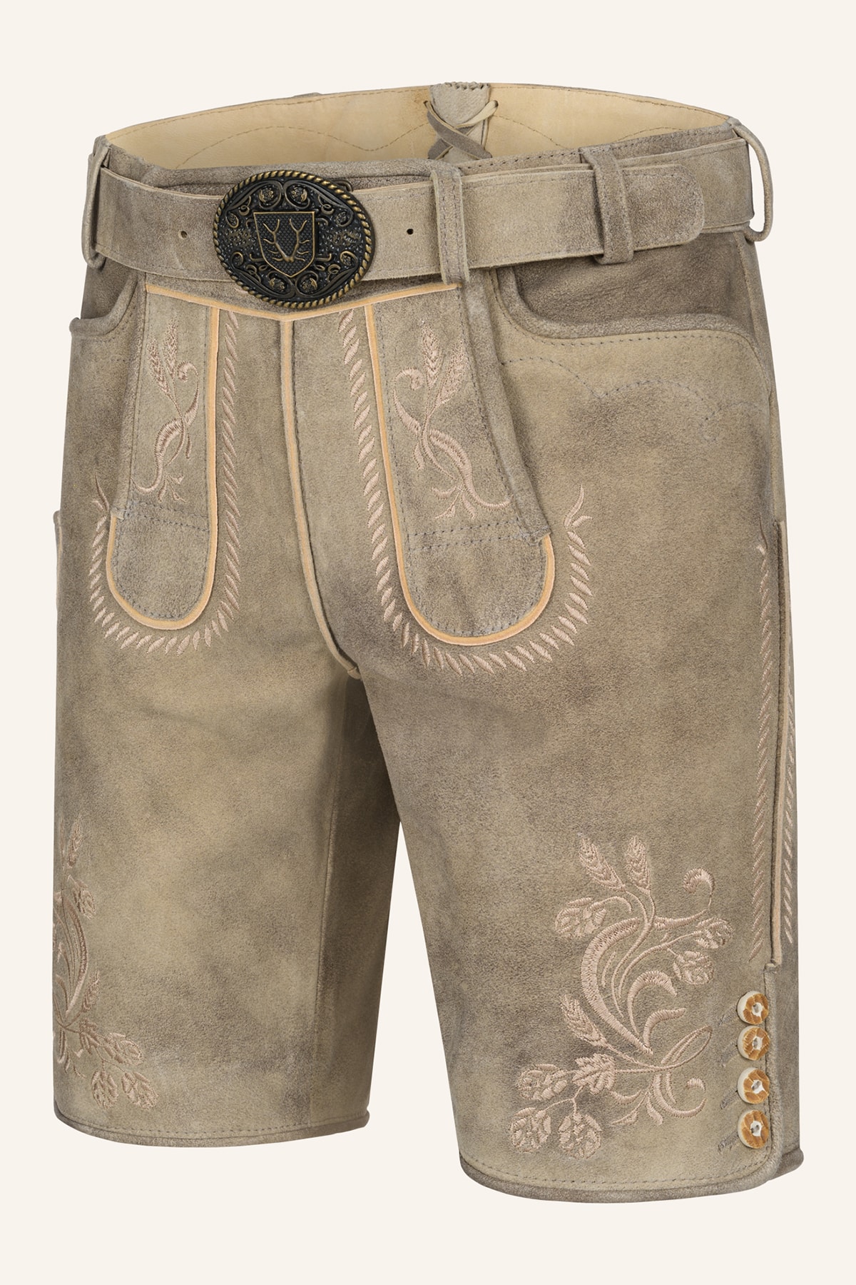 Lederhose Ryann mit Gürtel