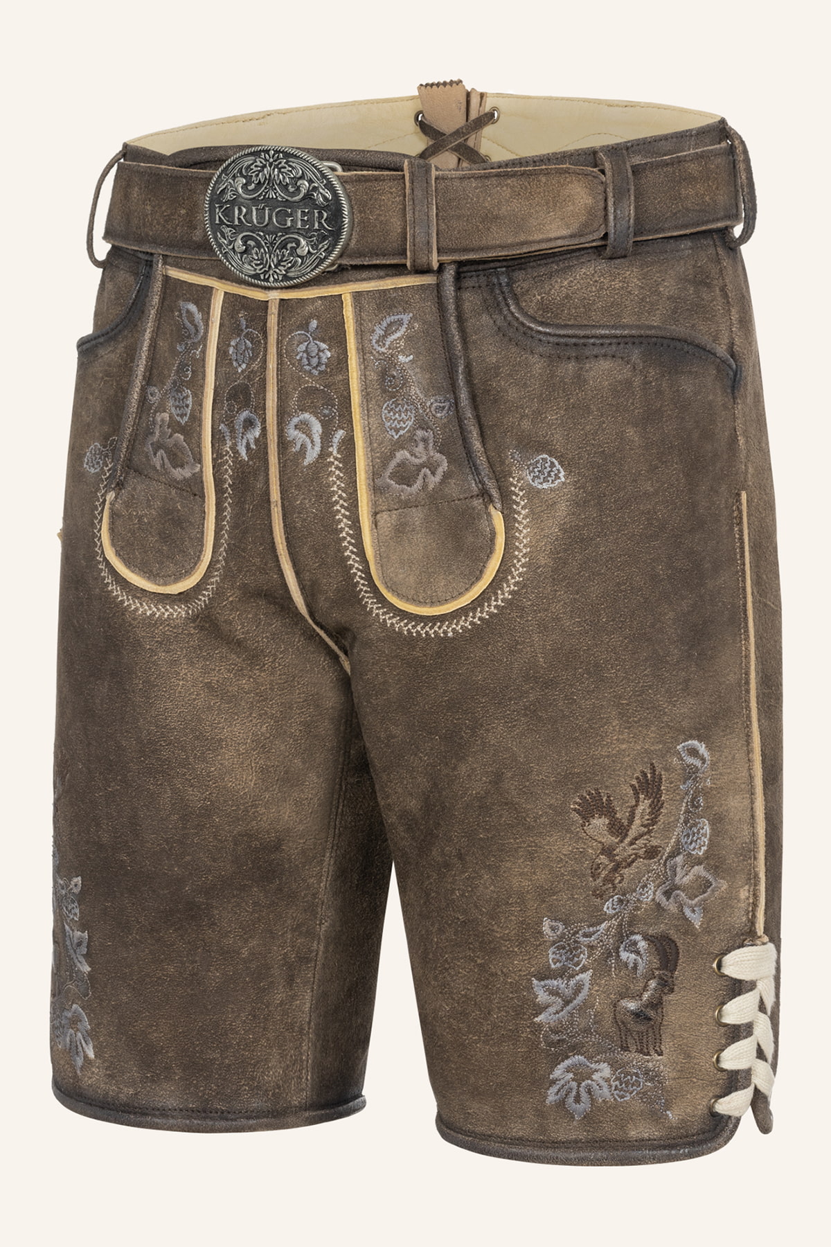 Lederhose Ulli mit Gürtel