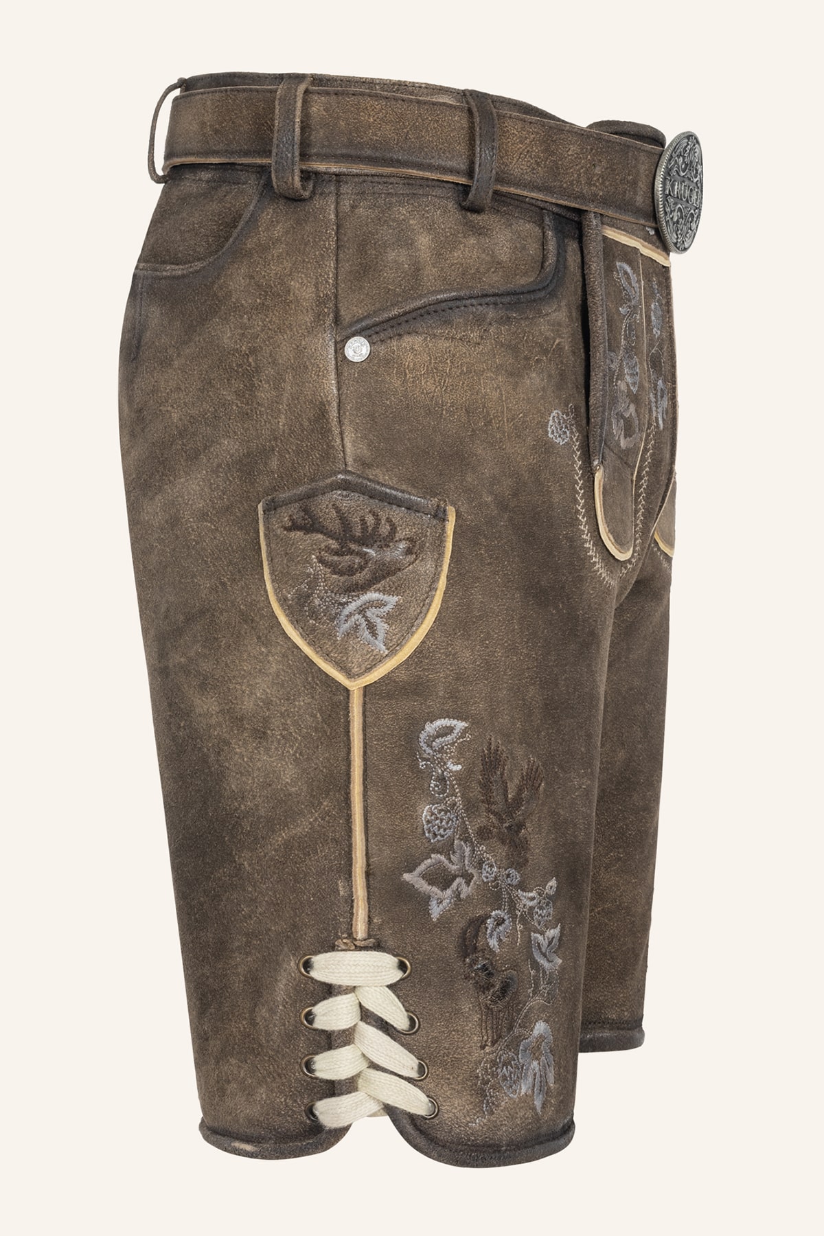 Lederhose Ulli mit Gürtel