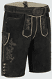Lederhose Caelius mit Gürtel