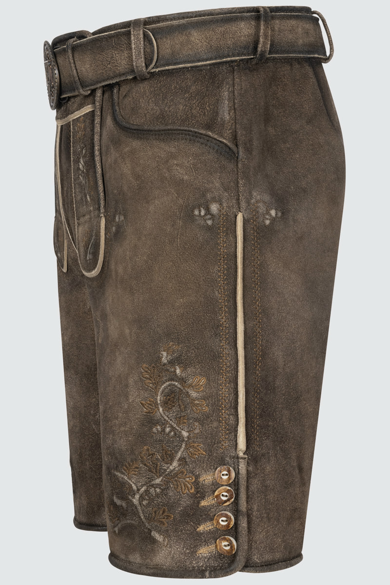 Lederhose Wanja mit Gürtel