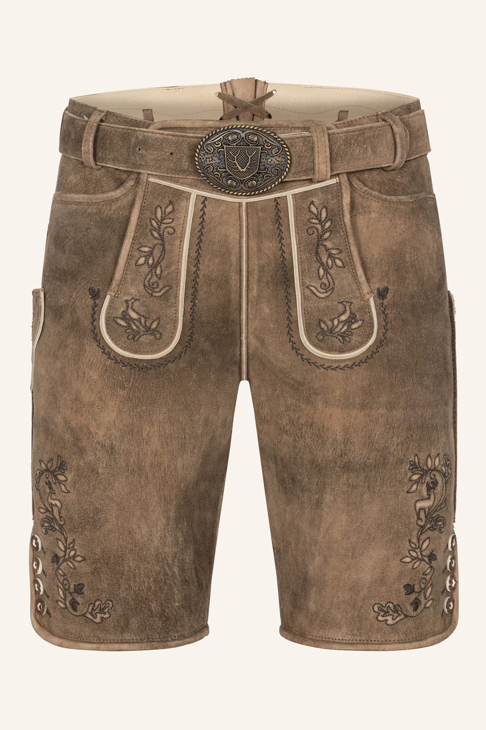 Lederhose Corentin mit Gürtel