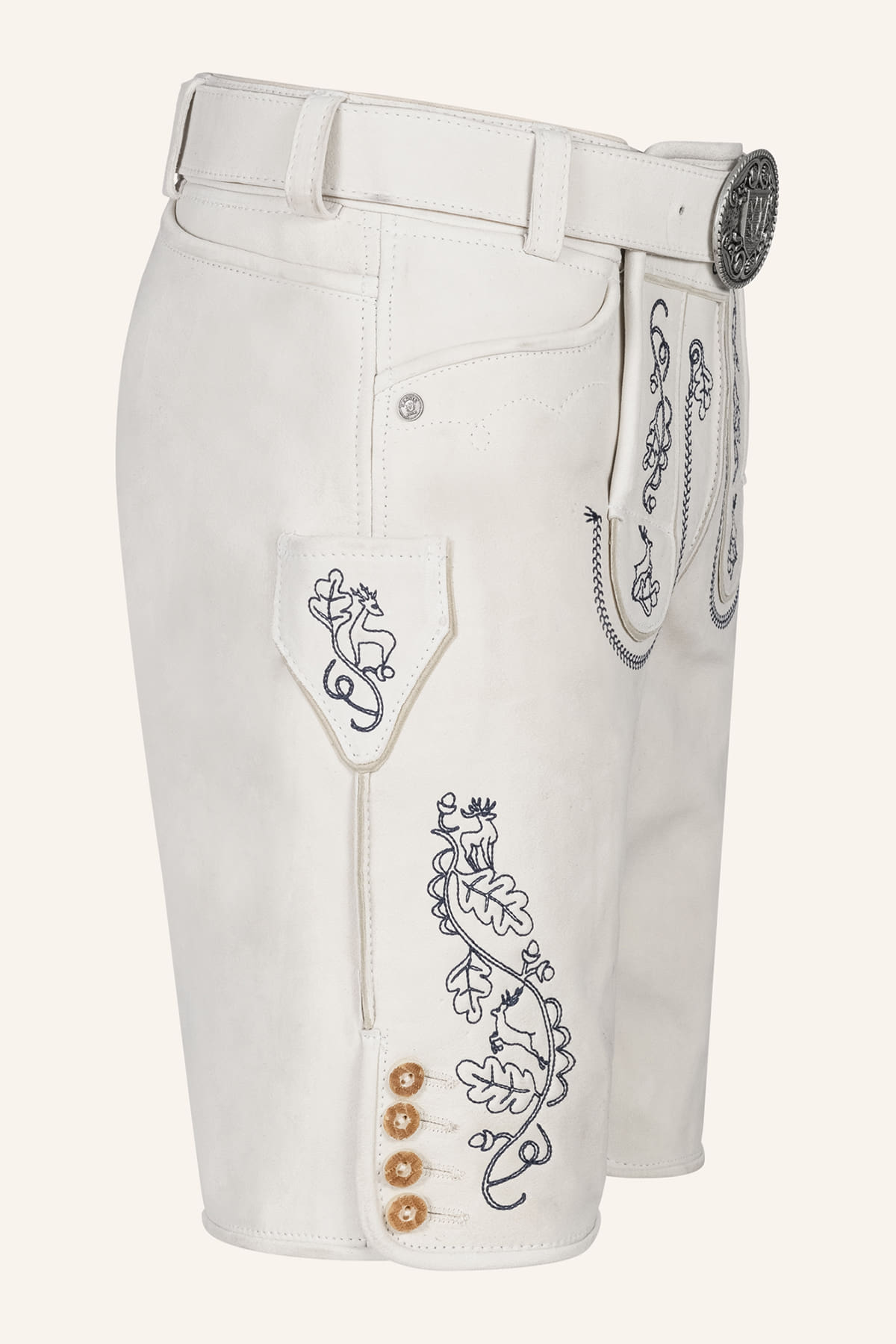 Lederhose Samuele mit Gürtel