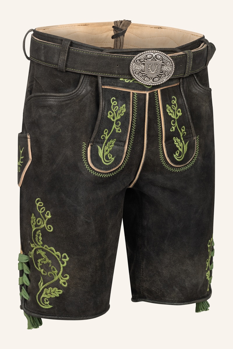 Lederhose Tilo mit Gürtel
