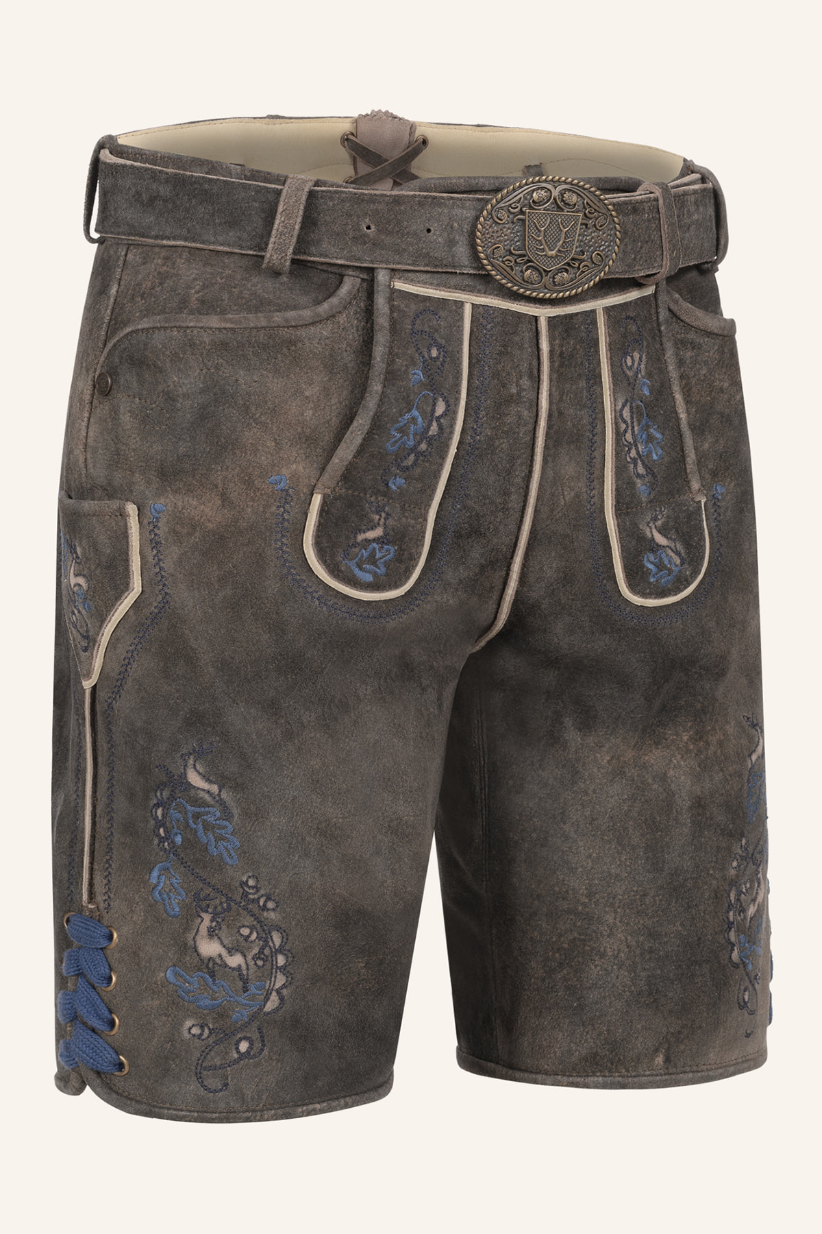 Lederhose Vasili mit Gürtel