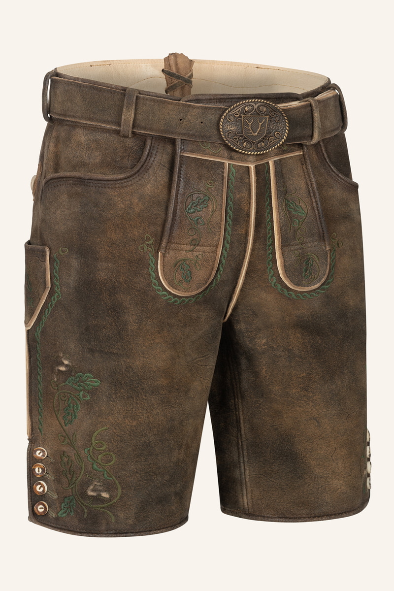 Lederhose Tarius mit Gürtel
