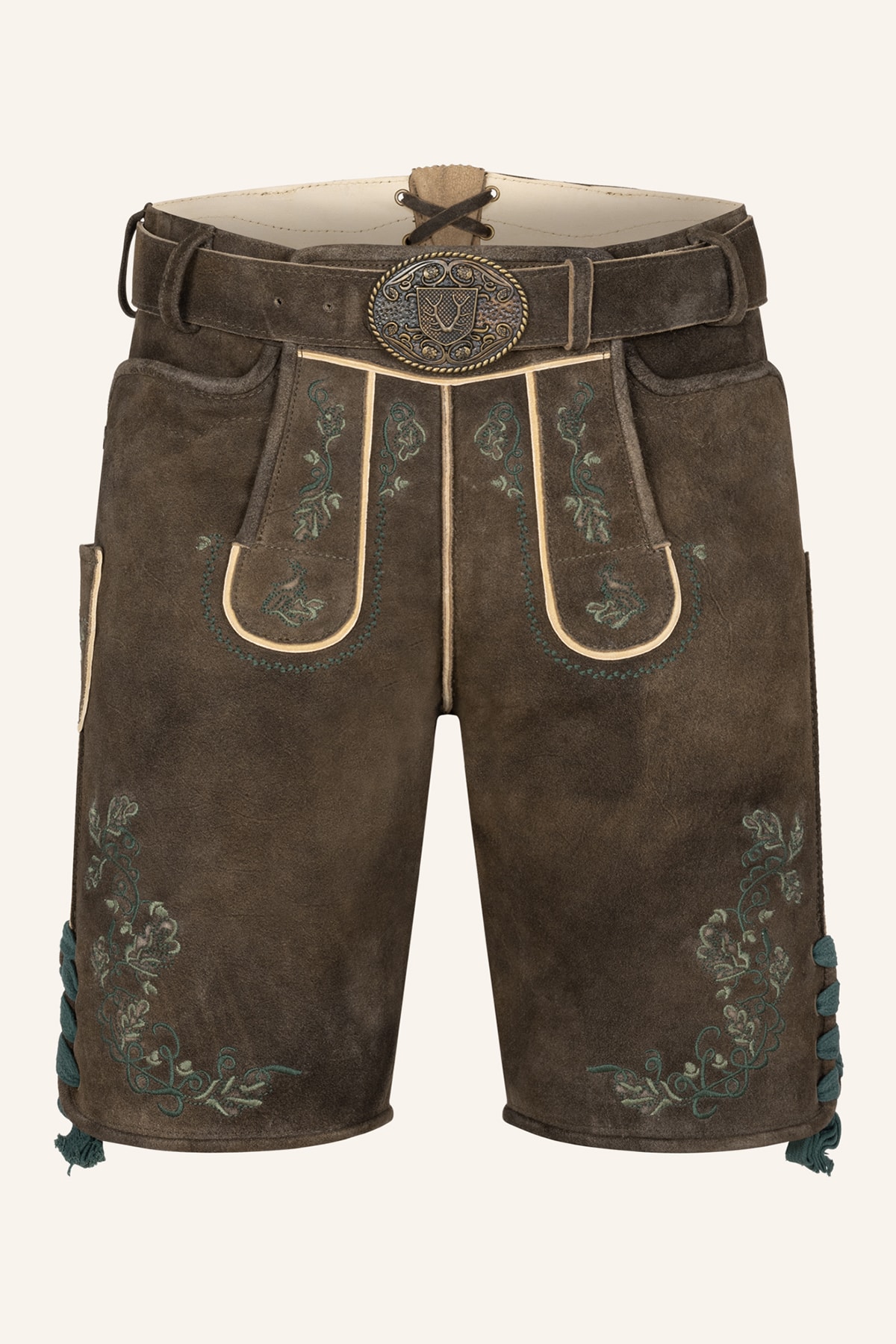 Lederhose Trever mit Gürtel