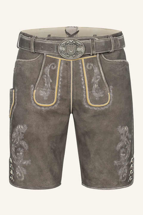 Lederhose Howard mit Gürtel