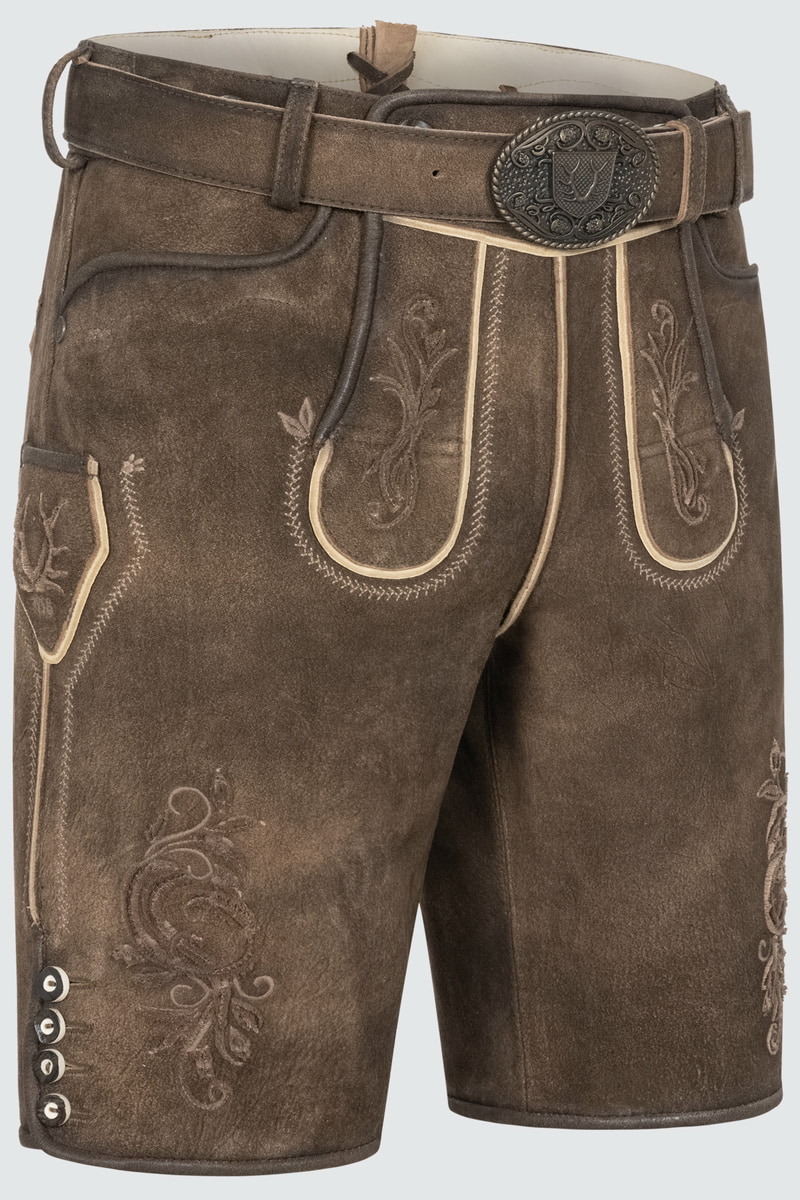 Lederhose Jendrik mit Gürtel