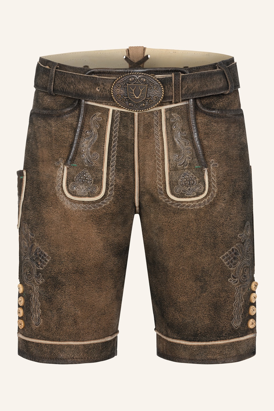 Lederhose Waris mit Gürtel