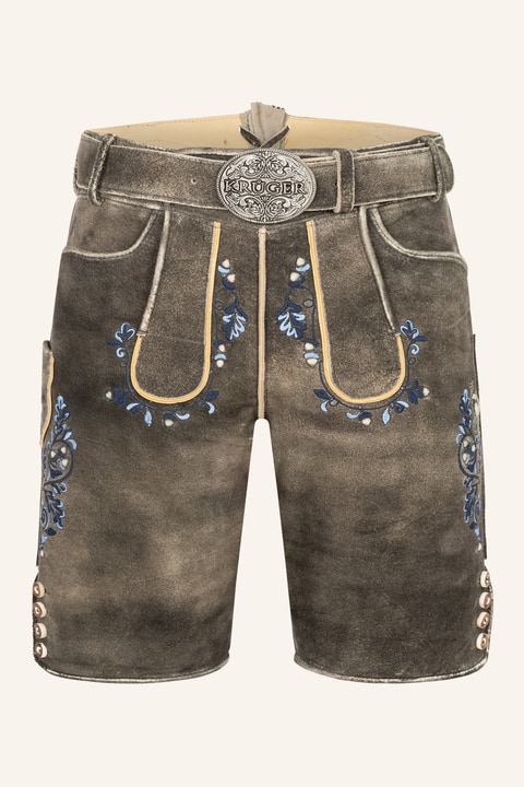 Lederhose Pino mit Gürtel