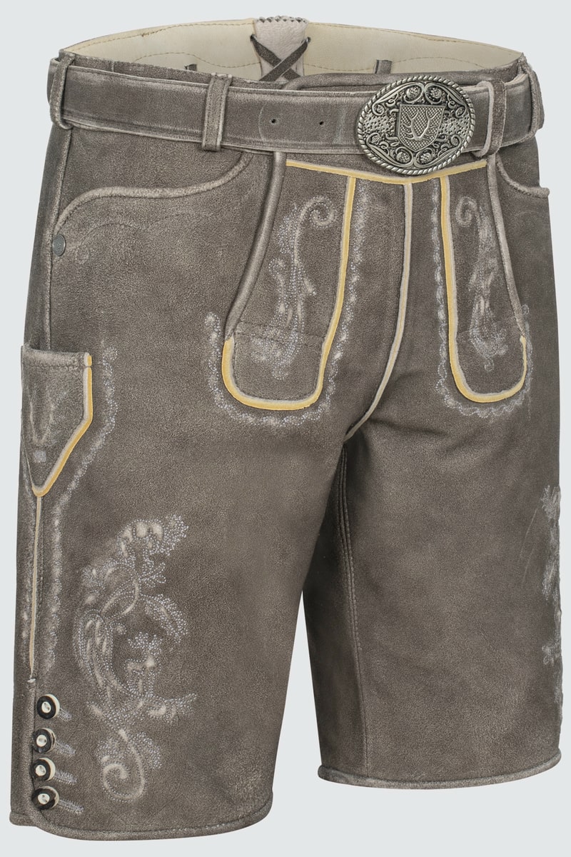 Lederhose Howard mit Gürtel