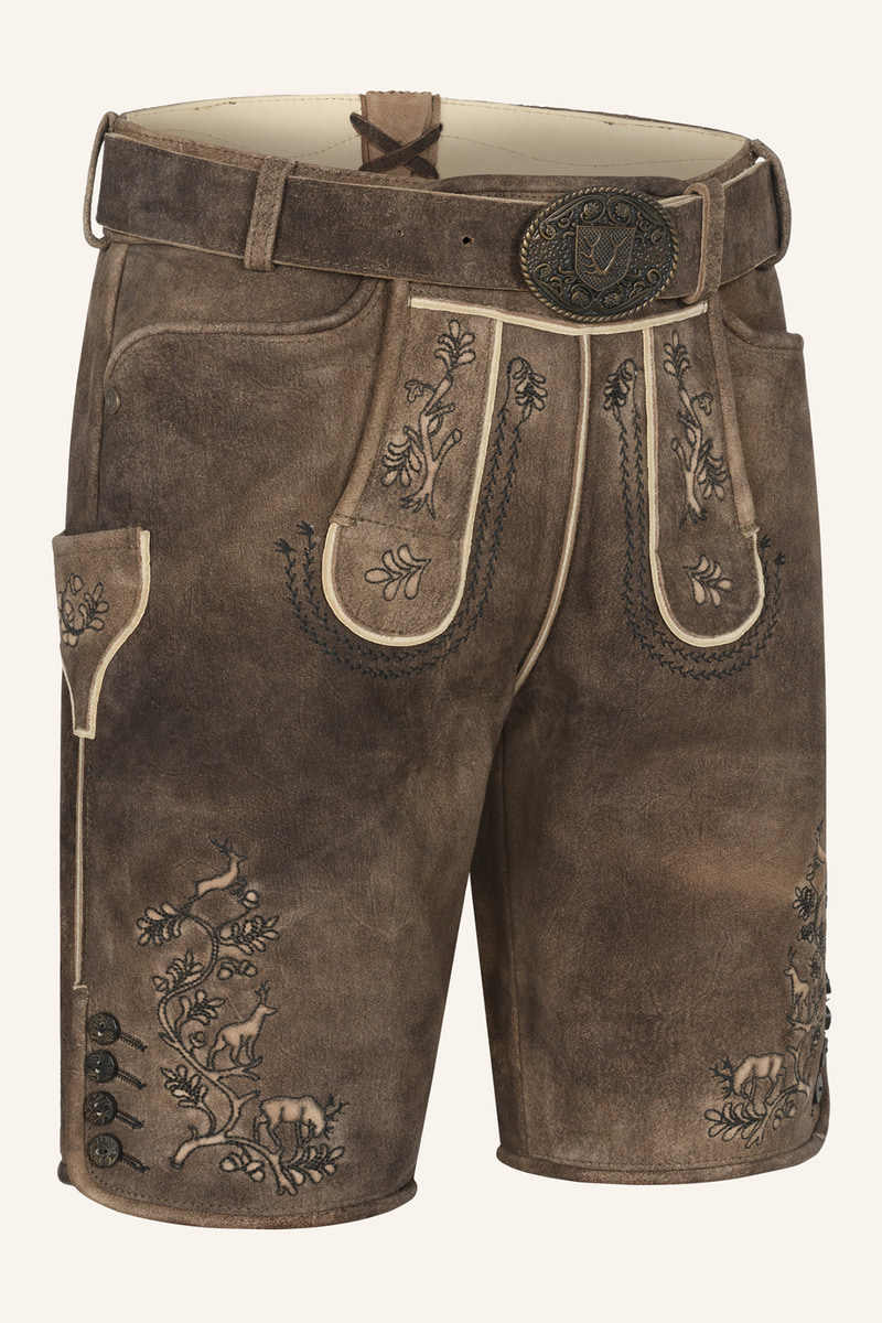 Lederhose Mischa mit Gürtel