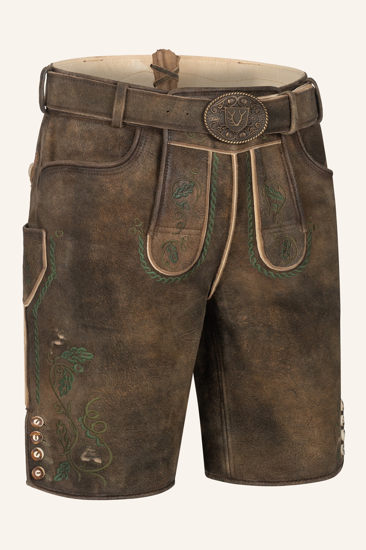 Lederhose Tarius mit Gürtel