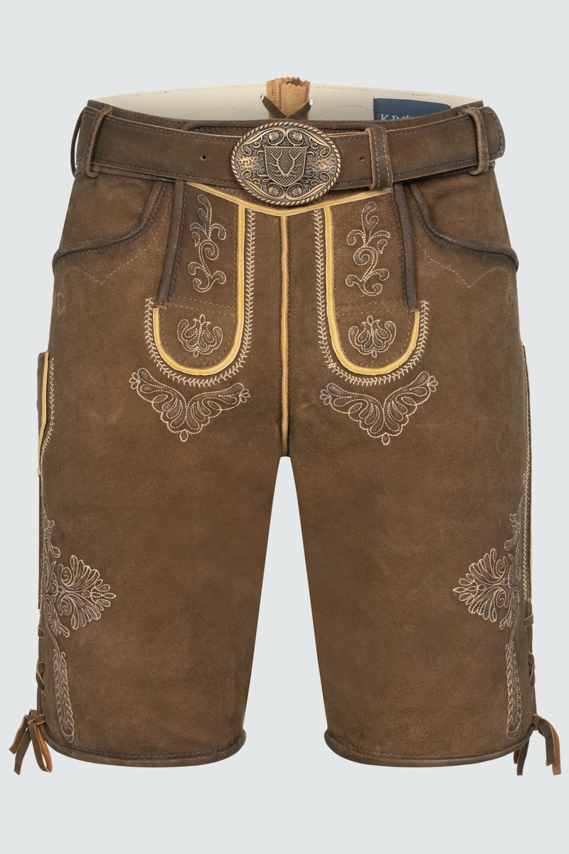 Lederhose Giulio mit Gürtel