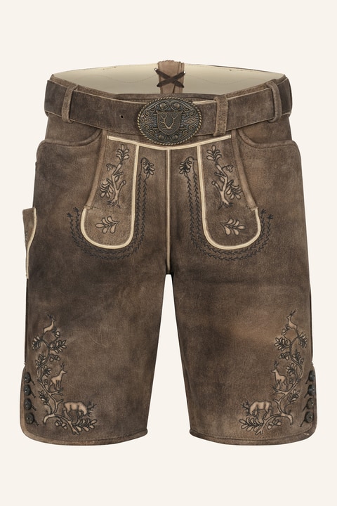 Lederhose Mischa mit Gürtel