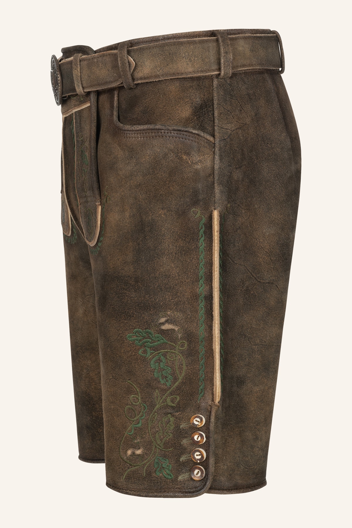 Lederhose Tarius mit Gürtel