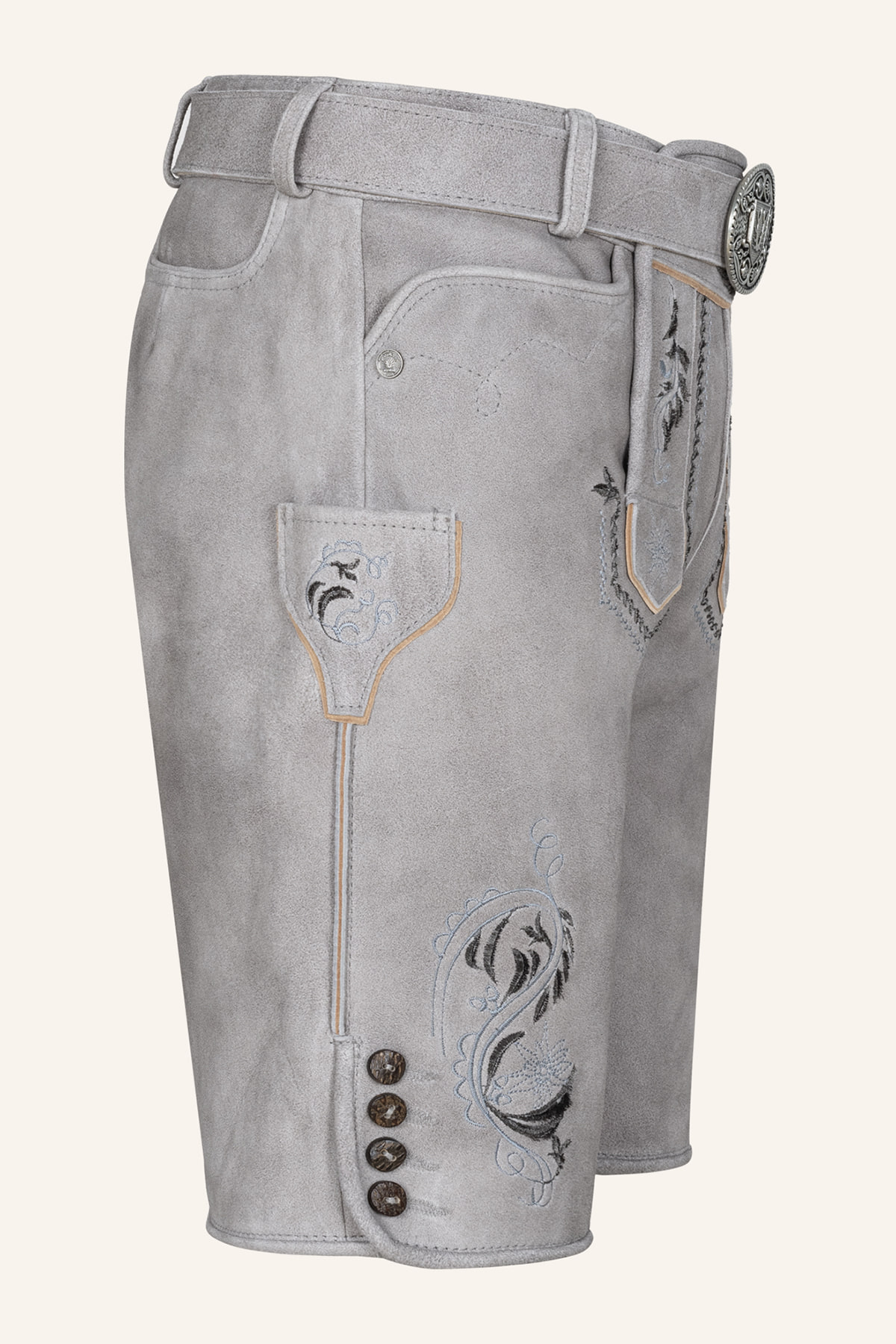 Lederhose Heiko mit Gürtel