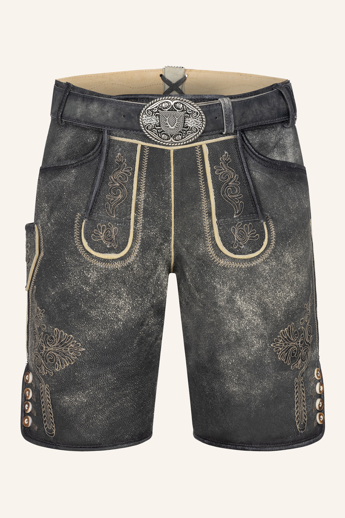 Lederhose Kieran mit Gürtel