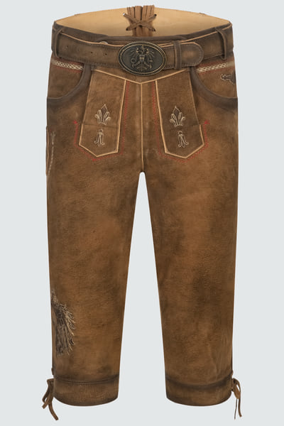 Lederhose Mei Hoamat Kniebund