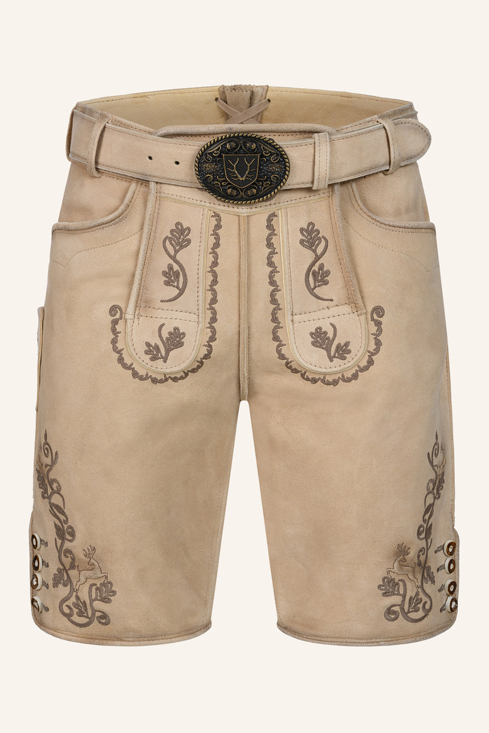 Lederhose Tayden mit Gürtel