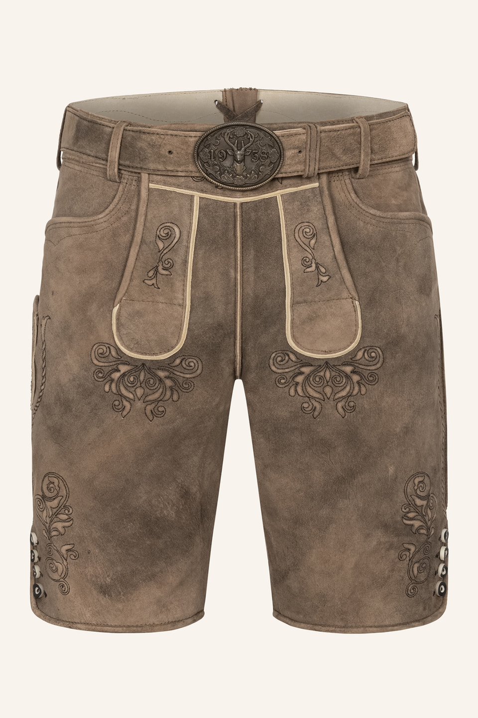 Lederhose Ralph mit Gürtel