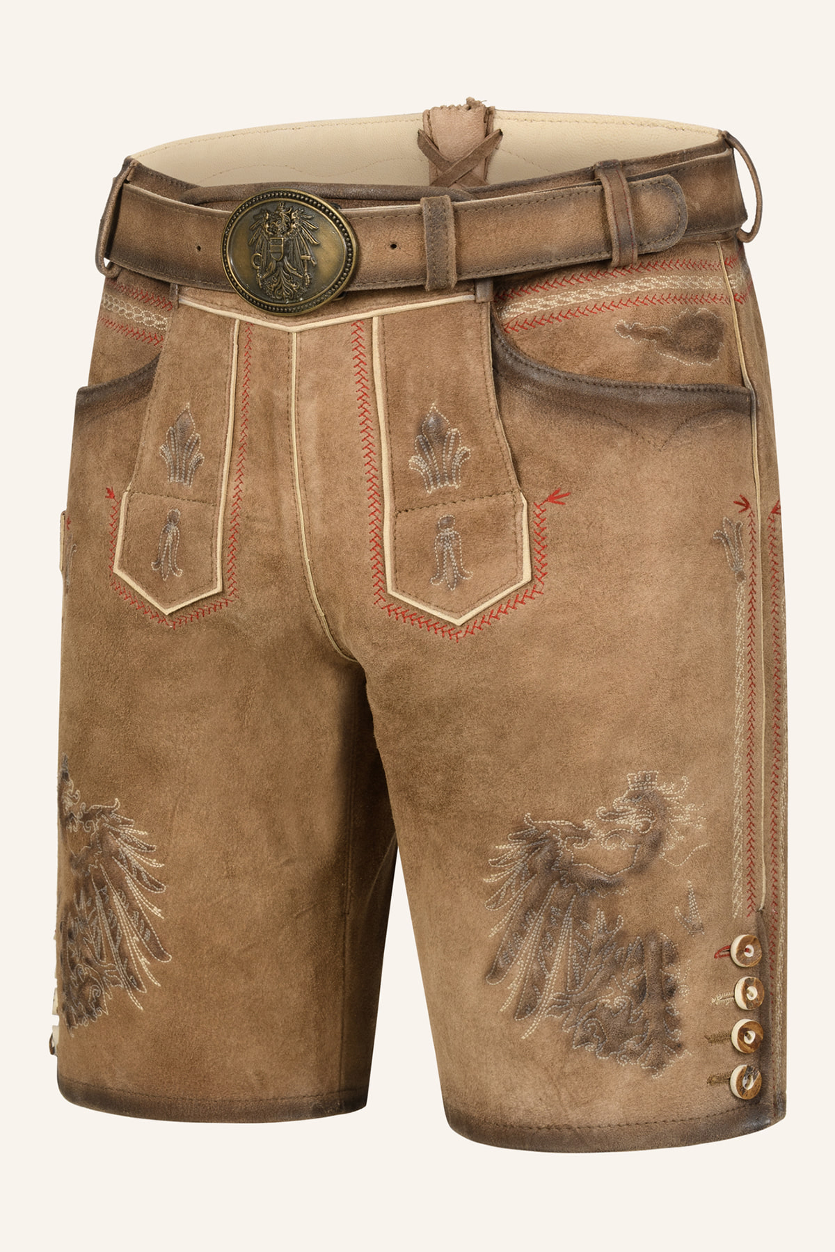 Lederhose Mei Hoamat mit Gürte