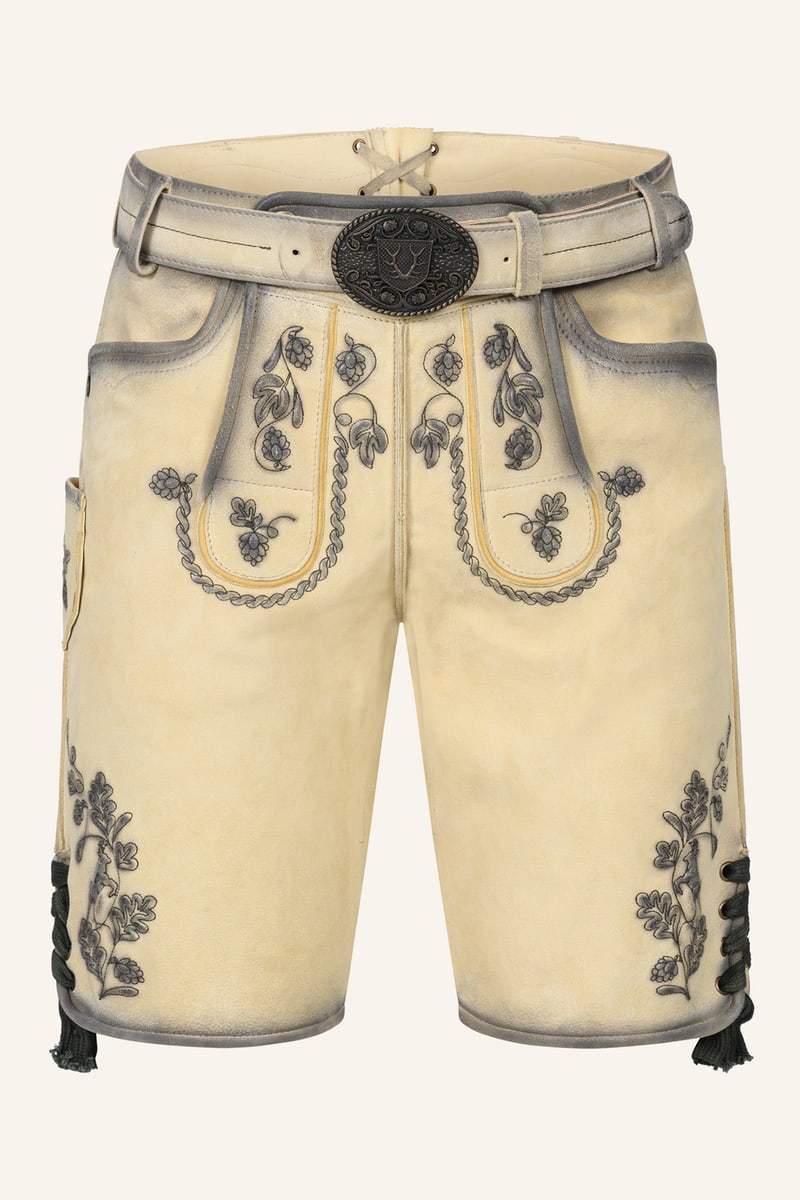 Lederhose Nolan mit Gürtel