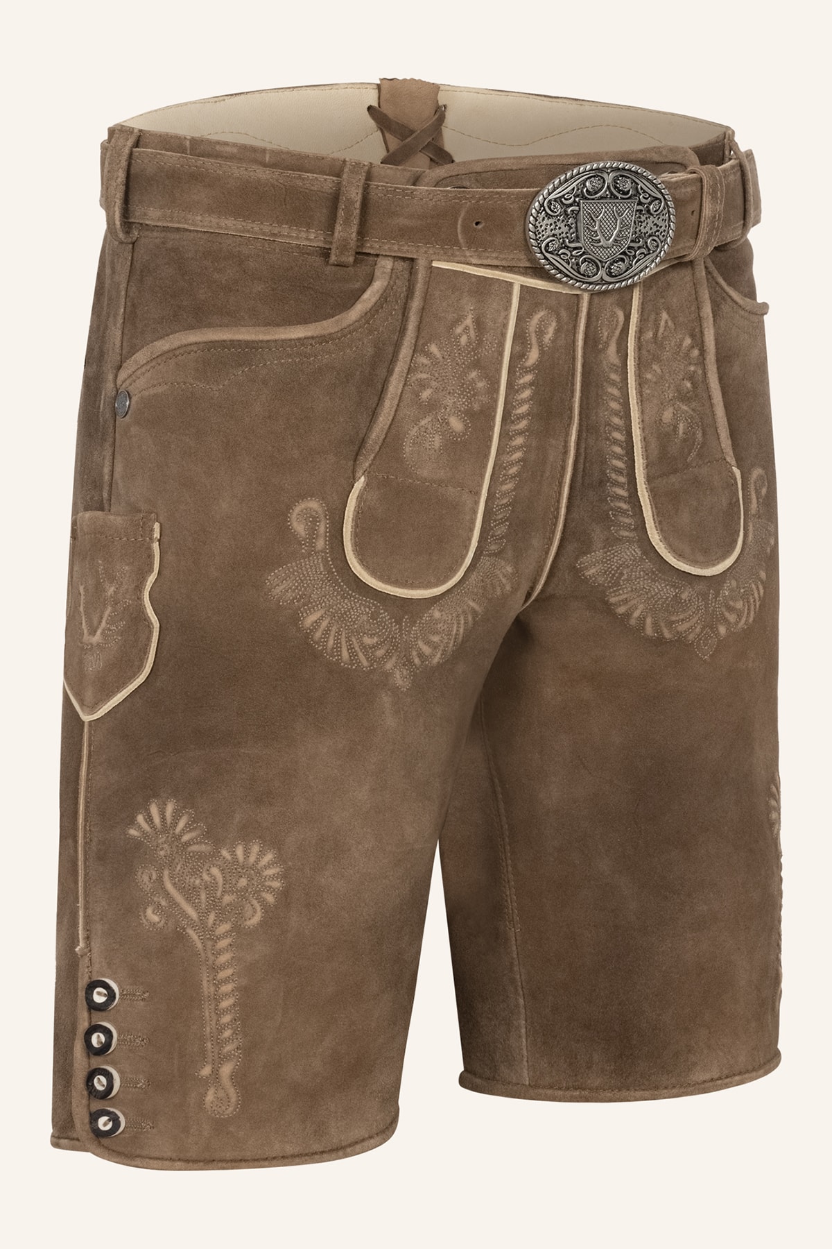 Lederhose Aric mit Gürtel