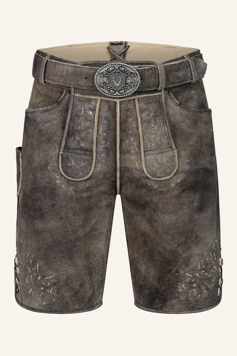 Lederhose Patrizio mit Gürtel