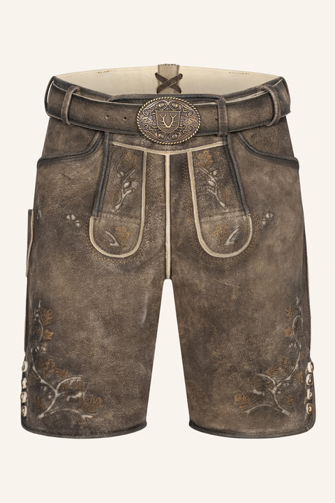 Lederhose Wanja mit Gürtel