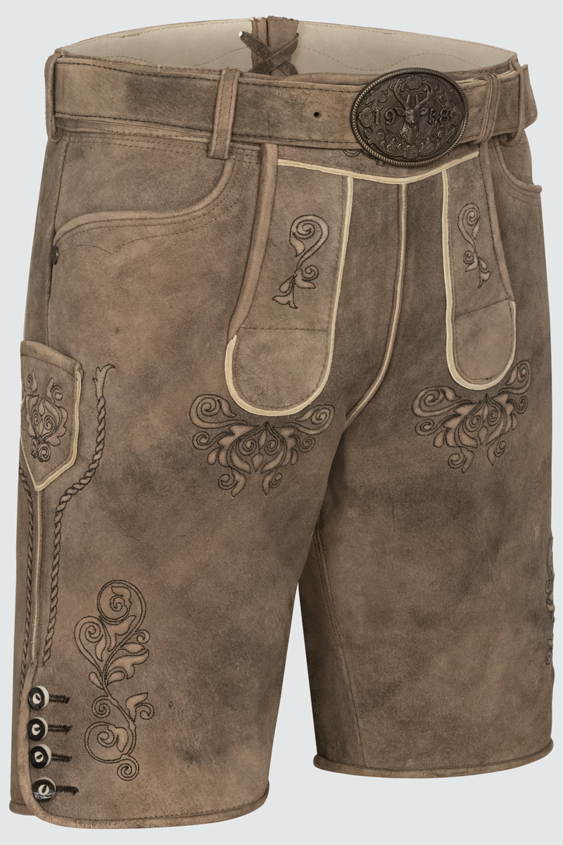 Lederhose Ralph mit Gürtel