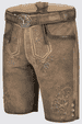 Lederhose Bentje mit Gürtel