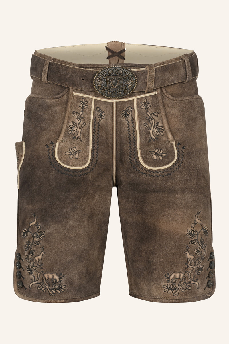 Lederhose Mischa mit Gürtel