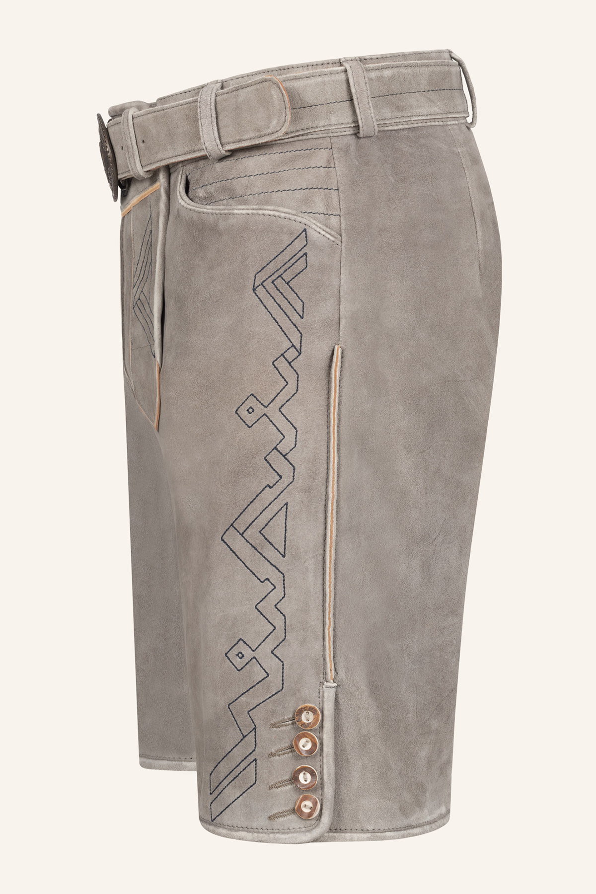 Lederhose Xilas mit Gürtel