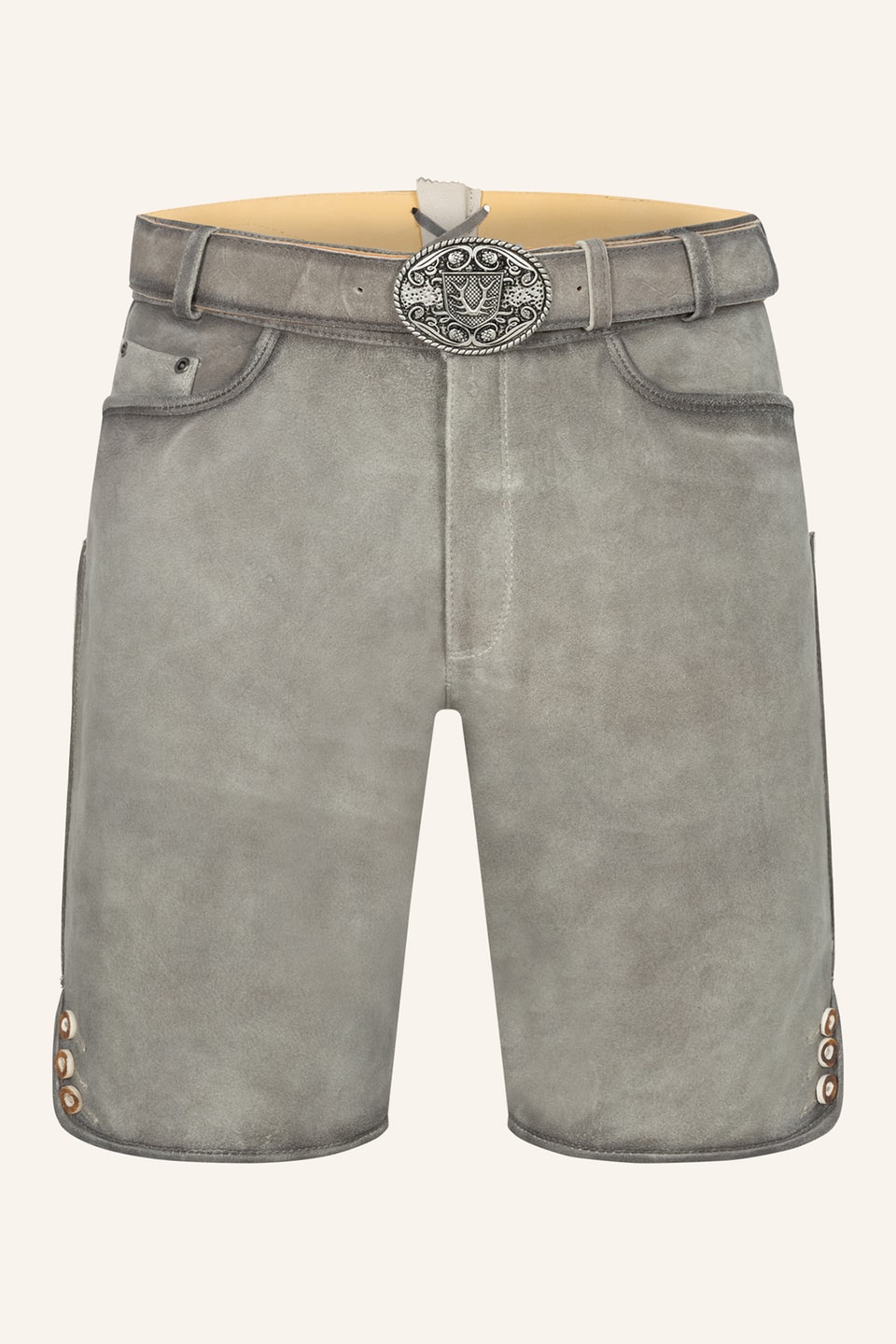 Lederhose Lorenzo mit Gürtel