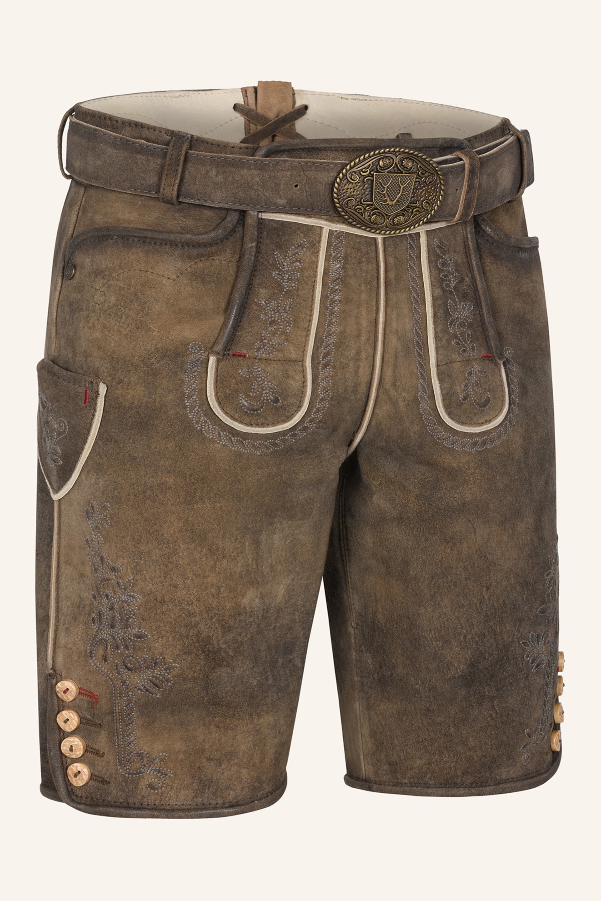 Lederhose Dante mit Gürtel